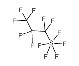 pentafluoro(1,1,2,2,2,3,3,3-heptafluoropropyl)-λ6-sulfane结构式