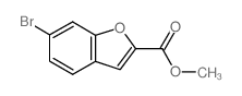 6-溴-1-苯并呋喃-2-羧酸甲酯结构式
