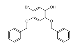 2,4-bis(benzyloxy)-5-bromophenol Structure