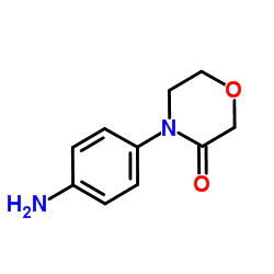 4-(4-Aminophenyl)morpholin-3-one structure