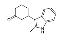 3-(2-methyl-1H-indol-3-yl)cyclohexan-1-one结构式
