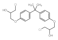 2,2-bis[4-(3-chloro-2-hydroxypropoxy)phenyl]propane Structure