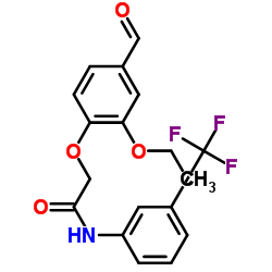 2-(2-Ethoxy-4-formylphenoxy)-N-[3-(trifluoromethyl)phenyl]acetamide结构式