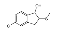 5-chloro-2-methylsulfanyl-2,3-dihydro-1H-inden-1-ol Structure