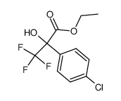3,3,3-trifluoro-2-hydroxy-2-(4-chlorophenyl)propionic acid ethyl ester Structure