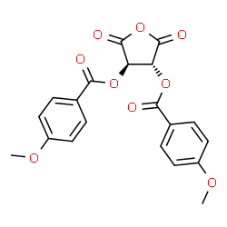 DIANISOYL-L-TARTARIC ANHYDRIDE structure