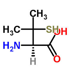 L-(+)-Penicillamine Structure