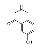 1-(3-羟基苯基)-2-(甲基氨基)乙酮结构式