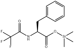 N-(Trifluoroacetyl)-L-phenylalanine trimethylsilyl ester Structure