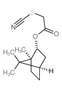 (1,7,7-trimethylnorbornan-2-yl) 2-thiocyanatoacetate结构式