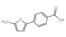 4-(5-甲基-2-呋喃基)苯甲酸结构式