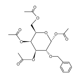 1,3,4,6-Tetra-O-acetyl-2-O-benzyl-α-D-galactopyranose Structure