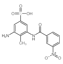 3-Amino-4-methyl-5-[(3-nitrobenzoyl)amino]benzenesulfonic acid picture