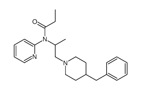 N-[1-(4-benzylpiperidin-1-yl)propan-2-yl]-N-pyridin-2-ylpropanamide Structure