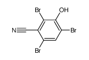 2,4,6-tribromo-3-hydroxy-benzonitrile结构式