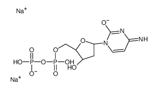 Cytidine 5'-(trihydrogen diphosphate), 2'-deoxy-, disodium salt结构式