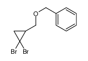 (2,2-dibromocyclopropyl)methoxymethylbenzene Structure
