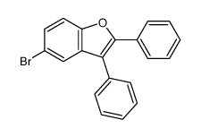 5-bromo-2,3-diphenyl-Benzofuran Structure
