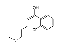 2-chloro-N-[3-(dimethylamino)propyl]benzamide结构式