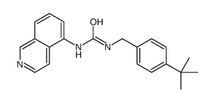 1-[(4-tert-butylphenyl)methyl]-3-isoquinolin-5-ylurea Structure