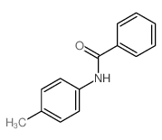 Benzamide, N-p-tolyl-结构式