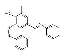 4,6-bis(phenylazo)-o-cresol Structure