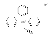 Arsonium, triphenyl-2-propynyl-, bromide结构式