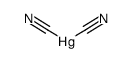 Mercury cyanide Structure