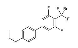 2-[bromo(difluoro)methyl]-1,3-difluoro-5-(4-propylphenyl)benzene结构式