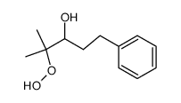 4-Hydroperoxy-4-methyl-1-phenyl-pentan-3-ol Structure