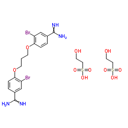 依西双溴丙脒结构式