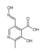 3-hydroxy-5-(hydroxyiminomethyl)-2-methylpyridine-4-carboxylic acid Structure
