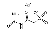 Silver; 2-oxo-2-ureido-ethanesulfonate结构式