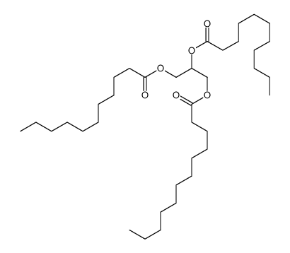 2,3-di(undecanoyloxy)propyl dodecanoate Structure