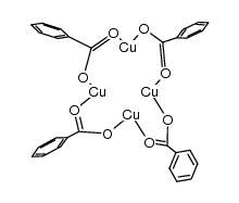 tetrakis[copper(I) benzoate] Structure