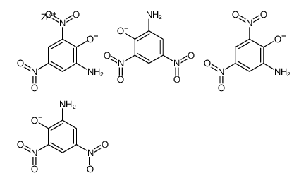 4,6-二硝基-2-氨基苯酚锆结构式