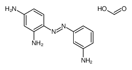 formic acid, compound with 4-[(m-aminophenyl)azo]benzene-1,3-diamine (1:1)结构式