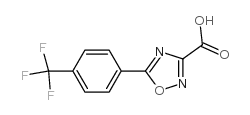 5-(4-(三氟甲基)苯基)-1,2,4-噁二唑-3-羧酸结构式