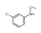 3-溴-N-甲基苯胺结构式