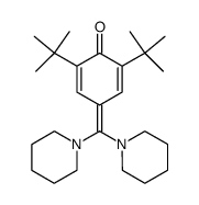 4-bis(piperidino)methylene-2,6-di-tert-butyl-2,5-cyclohexadienone Structure