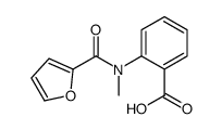 2-[(FURAN-2-CARBONYL)-METHYL-AMINO]-BENZOIC ACID结构式