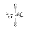 cis-tetracarbonylbis(methylgermyl)iron Structure