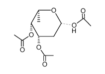 1,3,4-Tri-O-acetyl-2-deoxy-α/β-L-fucopyranose Structure