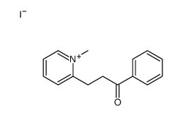 3-(1-methylpyridin-1-ium-2-yl)-1-phenylpropan-1-one,iodide结构式