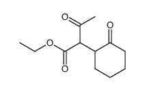 ethyl α-acetyl-2-oxocyclohexaneacetate Structure
