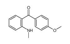 (4-methoxyphenyl)(2-(methylamino)phenyl)methanone Structure