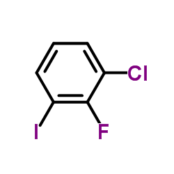 1-Chloro-2-fluoro-3-iodobenzene Structure