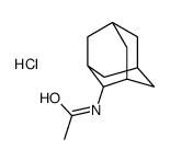 N-(2-adamantyl)acetamide,hydrochloride结构式