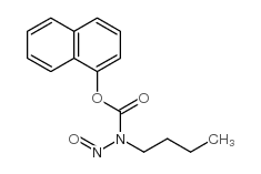 1-Naphthyl-N-butyl-N-nitrosocarbamate Structure
