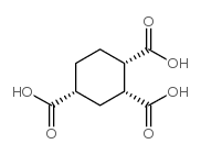 (1α,2α,4α)-1,2,4-Cyclohexanetricarboxylic Acid Structure